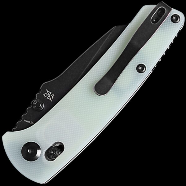 Kansept Main Street Crossbar Lock Knife/Jade G-10 Handle - Image 2