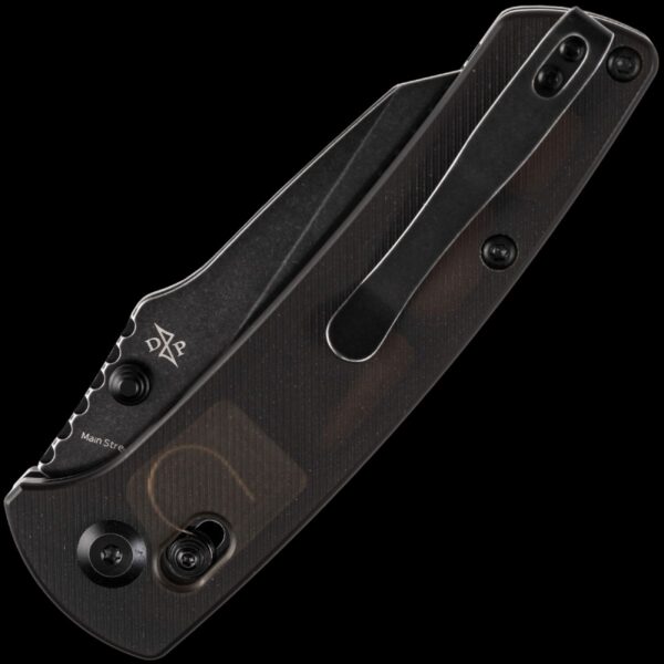 Kansept Main Street Crossbar Lock Knife/Brown Acrylic Handle - Image 2