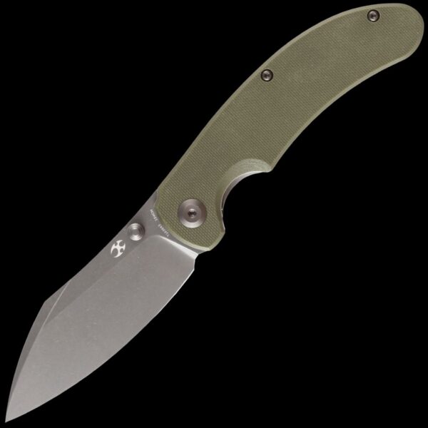 Kansept Nesstreet - 3.58''154CM Blade/Olive Green G-10