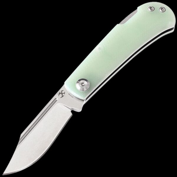 Kansept Wedge Lockback Folding Knife - Jade G-10