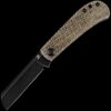 Kansept Bevy Slipjoint Folding Knife - Black TiCn Blade