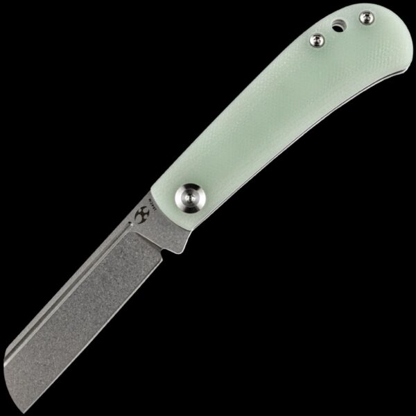 Kansept Bevy Slipjoint Folding Knife - Jade G-10