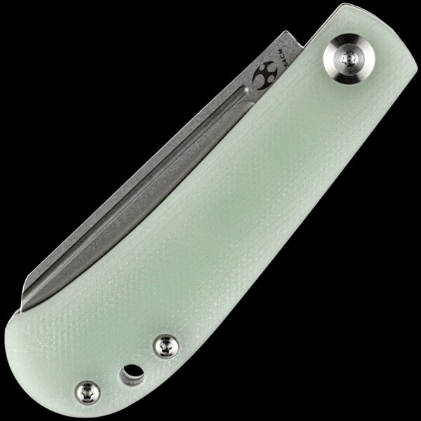 Kansept Bevy Slipjoint Folding Knife - Jade G-10 - Image 2