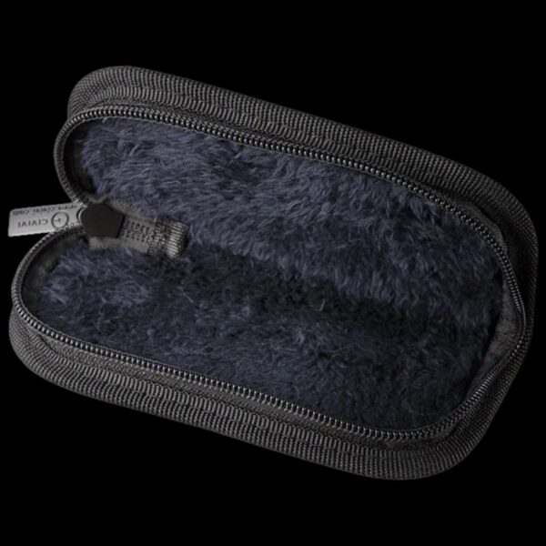 Civivi Black Nylon Knife Zippered Pouch With Polishing Cloth And Stickers - Image 2