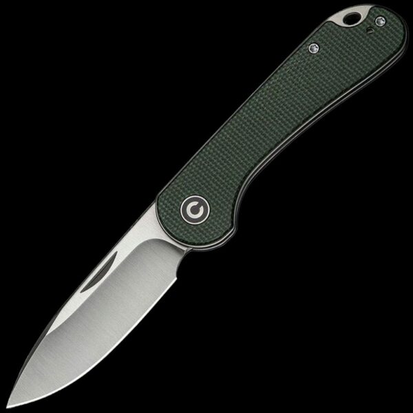 Civivi Elementum Slip Joint - 2.96" Green Micarta