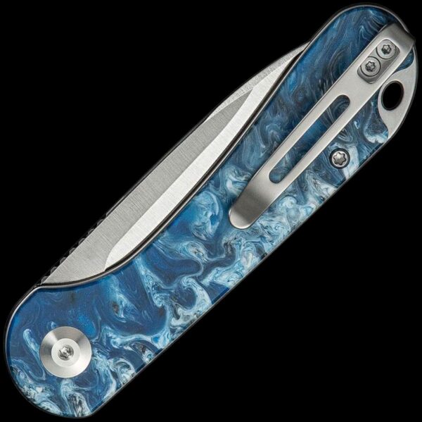 Civivi Elementum Slip Joint - 2.96" Blue Ocean Resin - Image 2