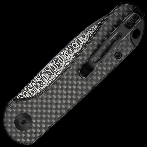 Civivi Elementum Slip Joint - 2.96" Damascus - Image 2