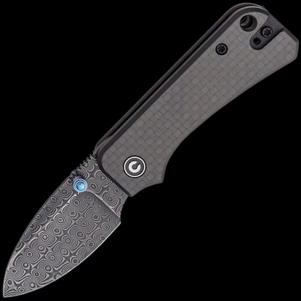 Civivi Baby Banter - 2.34" Damascus/Carbon Fiber & G-10