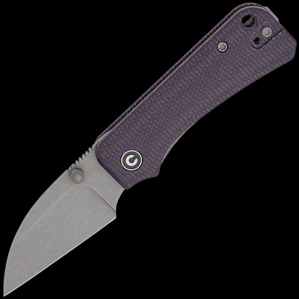 Civivi Baby Banter Wharncliffe - 2.32" Purple Micarta