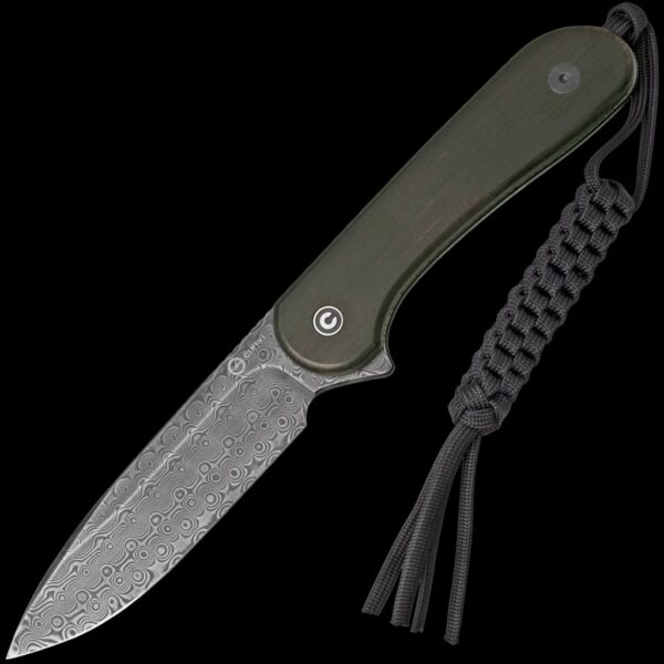 Civivi Fixed Blade Elementum - 3.98" Damascus