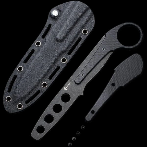 Civivi Varius Fixed Blade Trainer - Dull Blade Black - Image 2