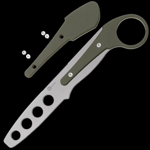 Civivi Varius Fixed Blade Trainer - Dull Blade OD Green - Image 2