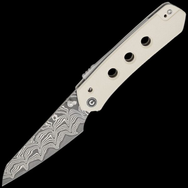 Civivi Vision FG - 3.54" Damascus/Ivory G-10