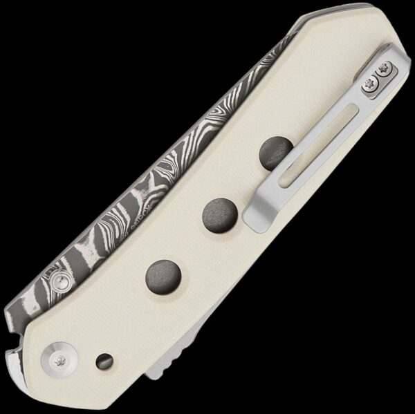 Civivi Vision FG - 3.54" Damascus/Ivory G-10 - Image 2