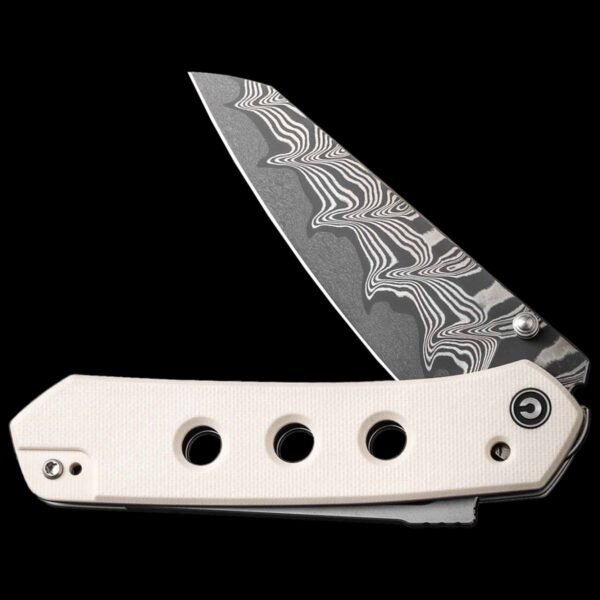 Civivi Vision FG - 3.54" Damascus/Ivory G-10 - Image 3