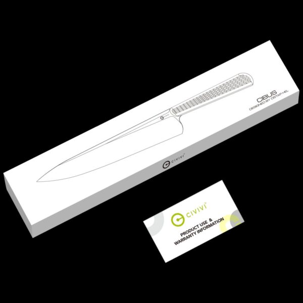 Civivi Cibus Chef Knife - 7.87" 14C28N/ OD Green G-10 - Image 3