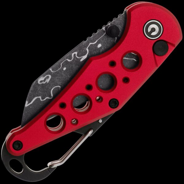 Civivi Pragma 2.2" Damascus/ Red Aluminium - Image 2