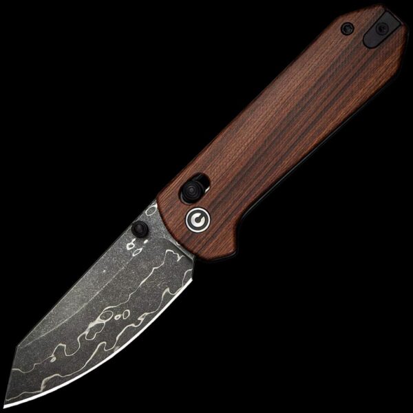Civivi Yonder 2.88" Damascus/ Guibourtia Wood