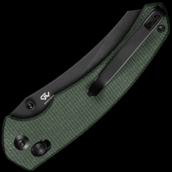 Civivi Sixgill 3.41" Nitro-V - Green Canvas Micarta Handle - Image 2