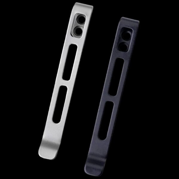 Civivi 2PCS Deep Carry Pocket Clip for EDC Knife with Recessed Screw Hole, NO Screws Included