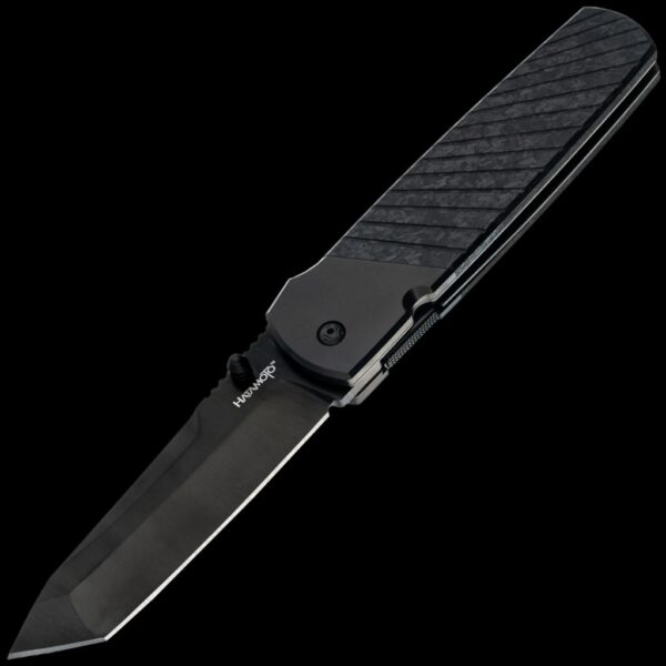 Cold Steel 60 Series Hatamoto Liner Lock Knife - Black Carbon Fiber