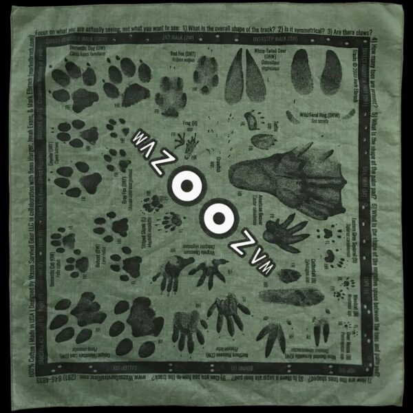 Wazoo Survival Gear Tracking Bandana
