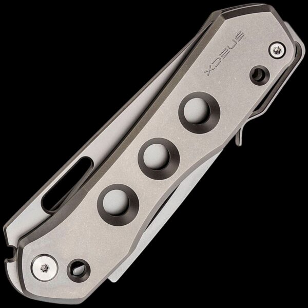 We Knife Vision R Superlock Folding Knife - Grey Titanium - Image 2