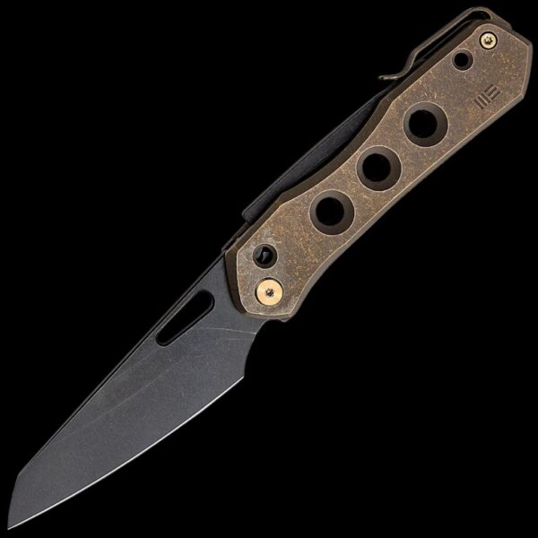 We Knife Vision R Superlock Folding Knife - Bronze Titanium