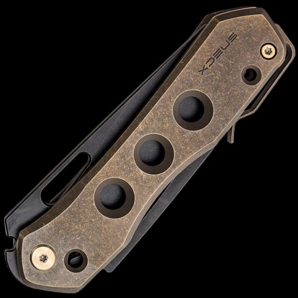 We Knife Vision R Superlock Folding Knife - Bronze Titanium - Image 2
