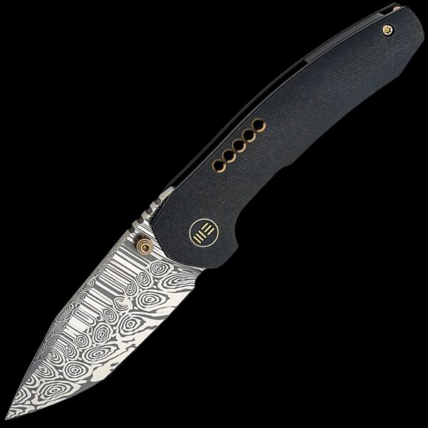 We Knife Trogon - Titanium Handle (3.2" Damasteel Blade)