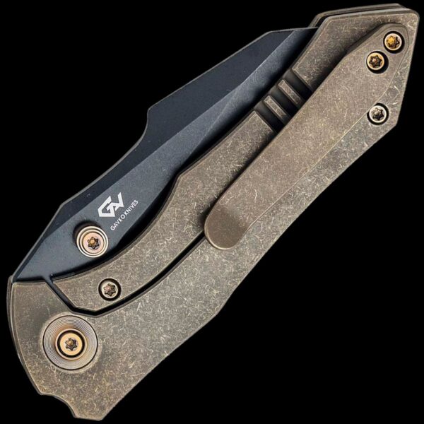 We Knife High-Fin - Bronze Titanium Handle - Image 2