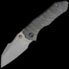 We Knife High-Fin - Tiger Stripe Flamed Titanium