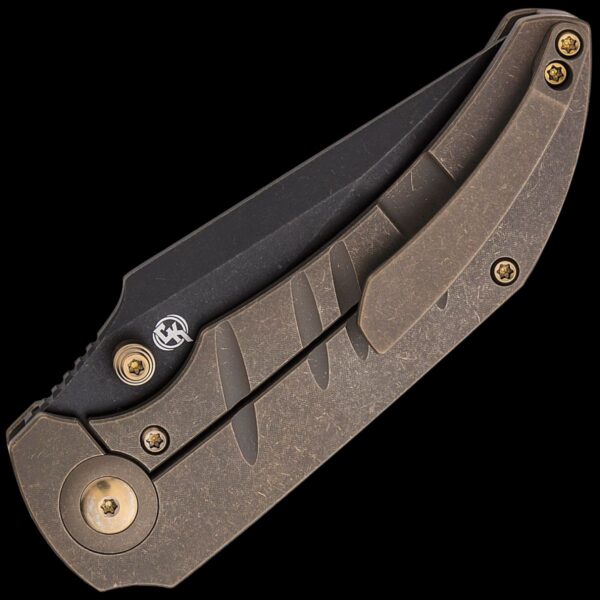 We Knife Riff-Raff Bronze Titanium Handle - Image 2