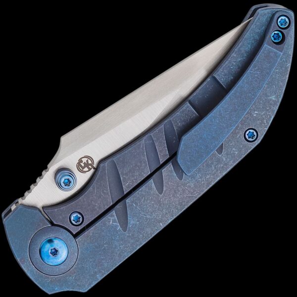 We Knife Riff-Raff Blue Titanium Handle - Image 2