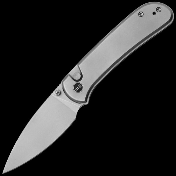 We Knife Qubit Bead Blast Titanium Handles
