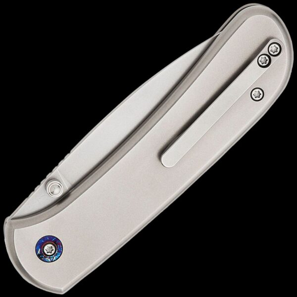 We Knife Qubit Bead Blast Titanium Handles - Image 2