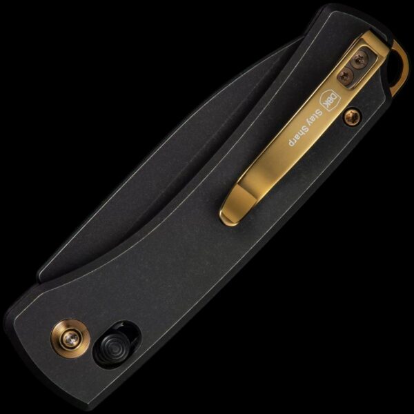 We Knife Nightblade Crossbar Lock Knife - Black - Image 2