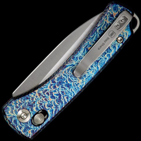 We Knife Nightblade Crossbar Lock Knife - Flamed Titanium - Image 2