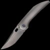 We Knife Attor - Polished Gray Titanium Handle