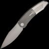 We Knife Sine Wave - 3.98" Grey Titanium Handle