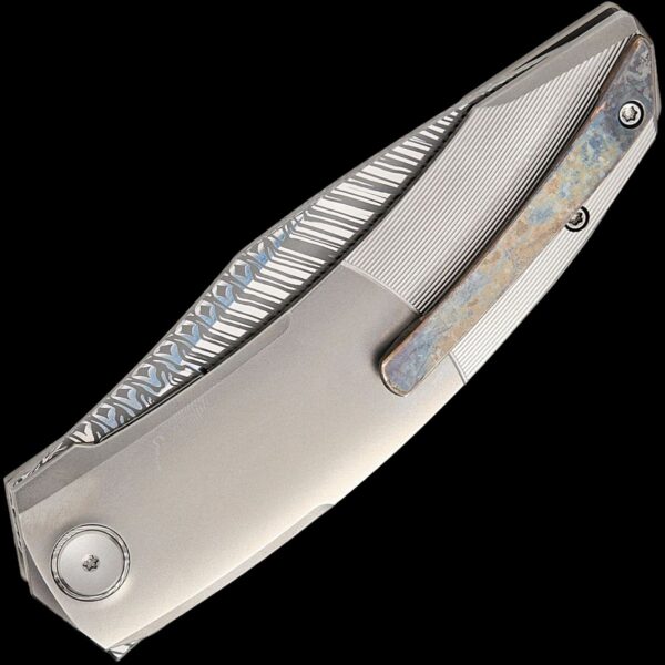 We Knife Sine Wave - 3.98" Damasteel Blade - Image 2