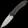We Knife Winsome 3.74" - Bronze Titanium/Marble Carbon Fiber Handle