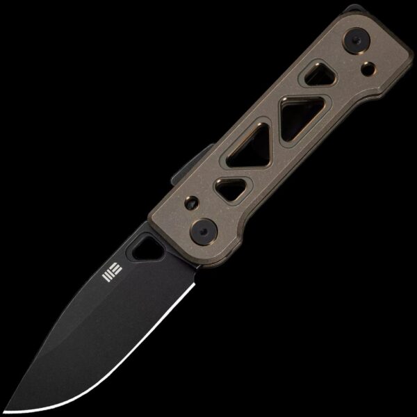 We Knife Tyro Superlock Knife - Bronze Titanium