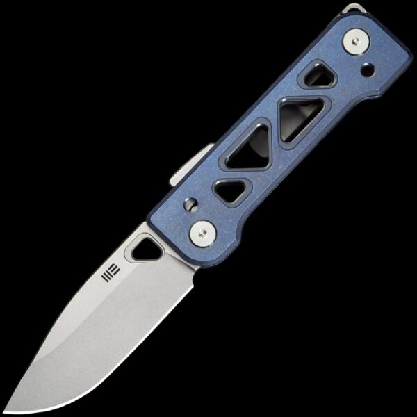 We Knife Tyro Superlock Knife - Blue Titanium