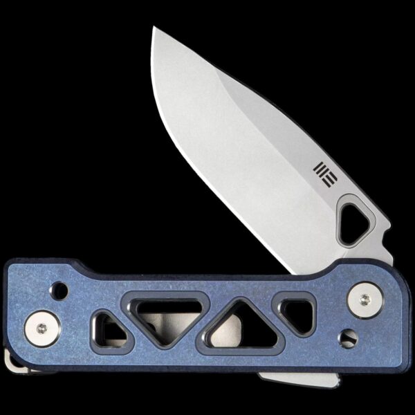 We Knife Tyro Superlock Knife - Blue Titanium - Image 3