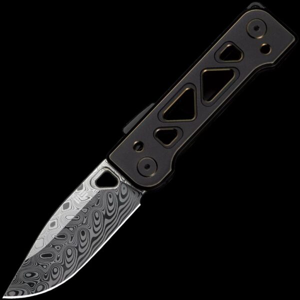We Knife Tyro Superlock Knife - Hakkapella Damasteel