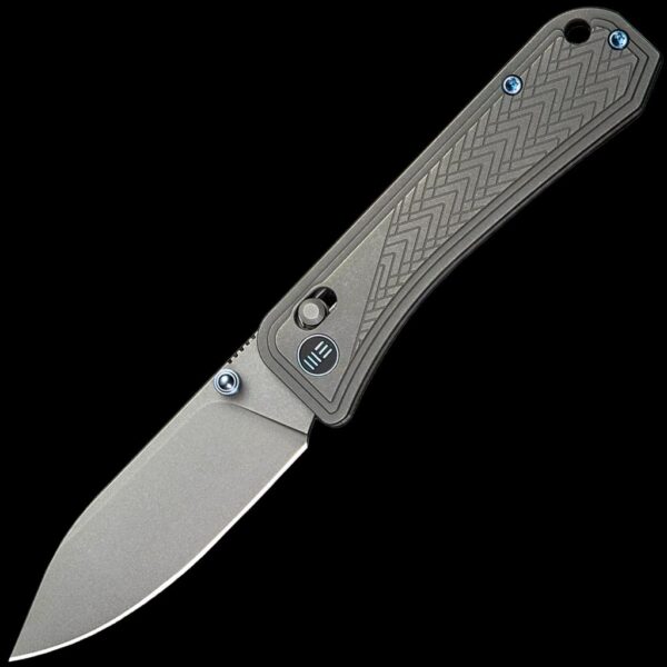 We Knife Bougie Banter Crossbar Lock Knife Gray Titanium