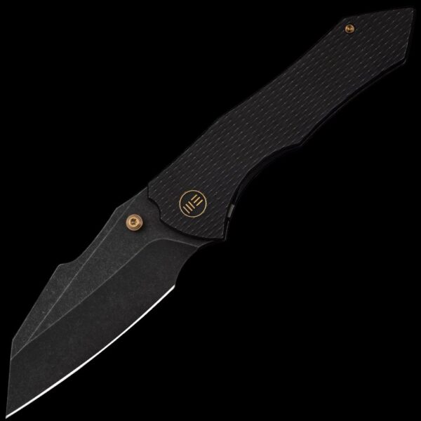 We Knife High-Fin XL Black Titanium/Black Stonewash