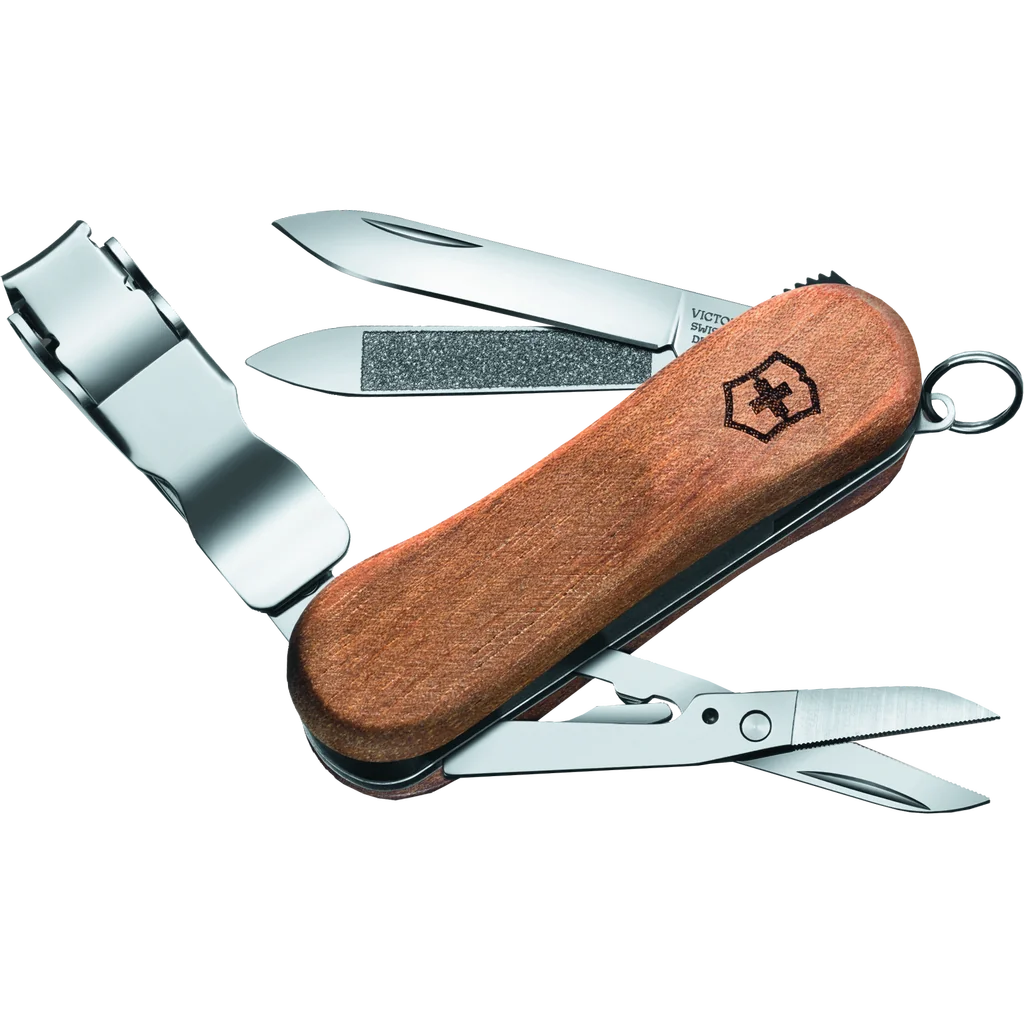 Victorinox Nail Clip Wood 580 Walnut