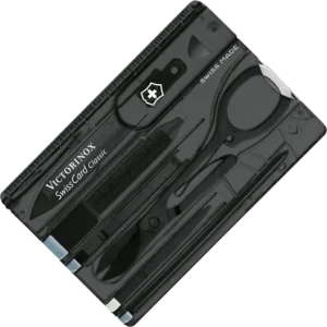 Victorinox Swiss Card Black Transparent